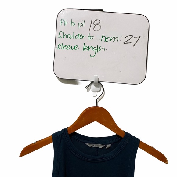 Athleta Polyester Modal Blue Sleeveless Top Small - Picture 6 of 6